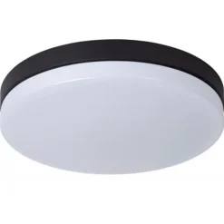 Lucide BISKIT Plafonnière Badk.-Zwart-Ø40-LED-36W-2700K Hot