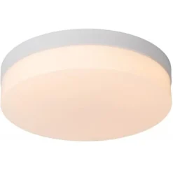 Lucide BISKIT Plafonnière Badk.-Wit-Ø28-LED-18W-2700K Sale