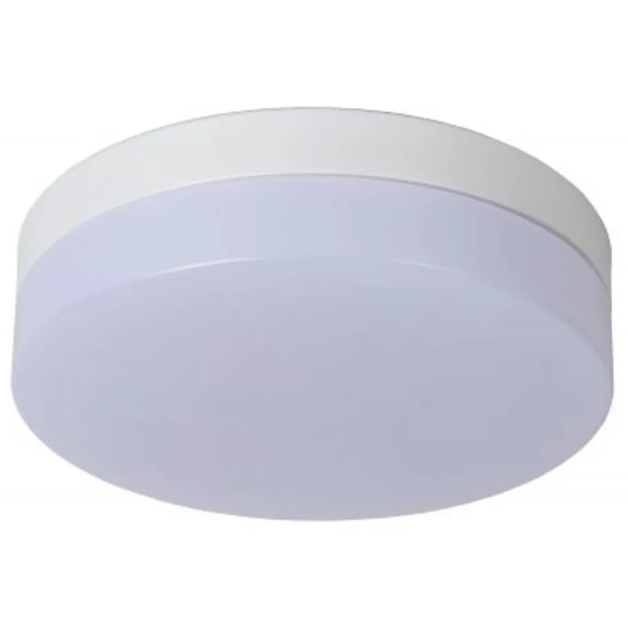 Lucide BISKIT Plafonnière Badk.-Wit-Ø23-LED-12W-2700K New