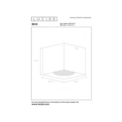 Lucide Bodi Plafondlicht Vierkant Wit 09101/01/31 Best