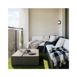 Lucide BOLO Wandlamp Buiten-Opaal-1xE27-15W-IP44-Glas Discount