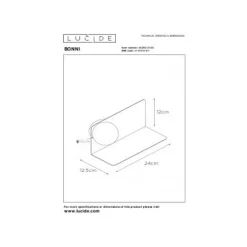 Lucide BONNI - Wandlamp - 1xG9 - Groen Sale