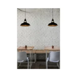 Lucide BRASSY-BIS - Hanglamp - Ø 31 cm - 1xE27 - Zwart Hot