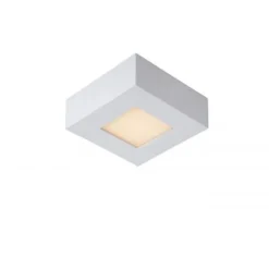 Lucide BRICE-LED - Plafonnière Badkamer - LED Dimb. - 1x8W 3000K - IP44 - Wit Discount