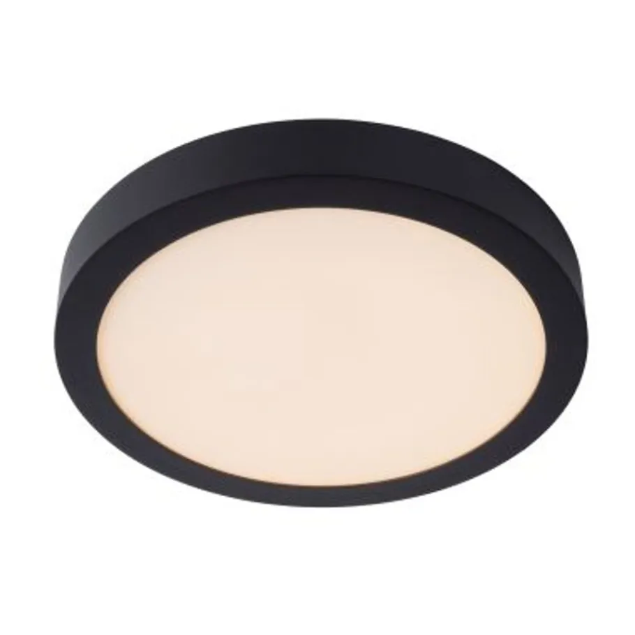 Lucide BRICE-LED Plafonnier Dimbaar 30W Ø30cm IP44 Zwart Outlet