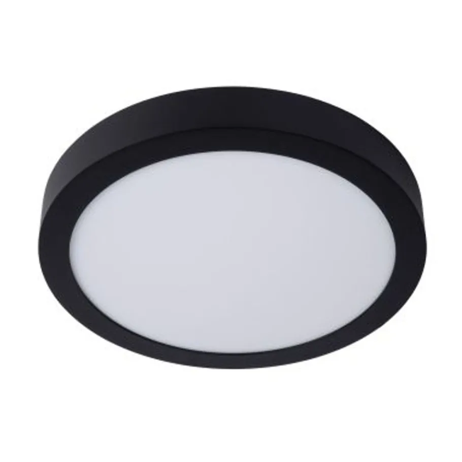 Lucide BRICE-LED Plafonnier Dimbaar 30W Ø30cm IP44 Zwart Outlet