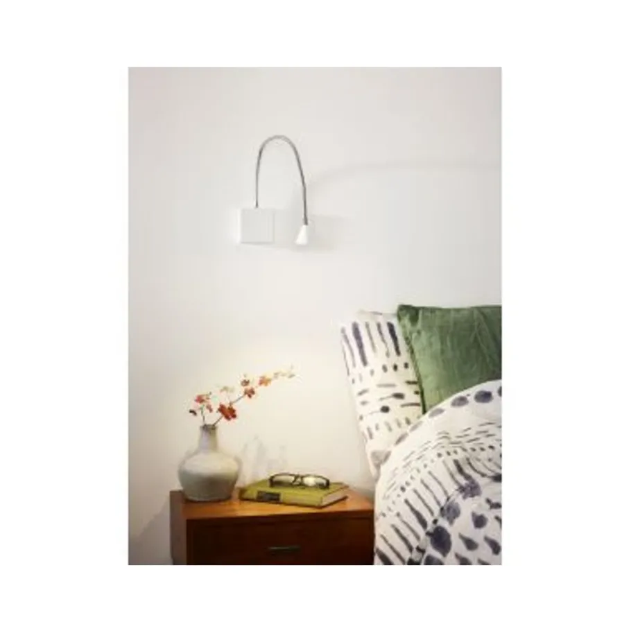 Lucide BUDDY - Bedlamp - LED - 1x3W 4000K - Wit Sale