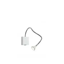 Lucide BUDDY - Bedlamp - LED - 1x3W 4000K - Wit Sale
