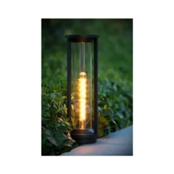 Lucide CADIX - Sokkellamp Buiten - Ø 16 cm - 1xE27 - IP65 - Zwart New