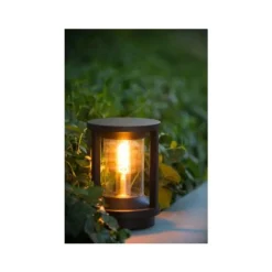 Lucide CADIX - Sokkellamp Buiten - Ø 16 cm - 1xE27 - IP65 - Zwart Discount