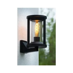 Lucide CADIX - Wandlamp Buiten - 1xE27 - IP65 - Zwart Clearance
