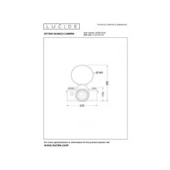 Lucide CAMERA. Tafellamp-Zwart-1xE14-25W-Kunsts. Hot
