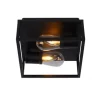 Lucide CARLYN - Plafonnière Badkamer - 2xE14 - IP54 - Zwart Sale