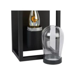 Lucide CARLYN - Wandlamp Badkamer - 1xE14 - IP54 - Zwart Best