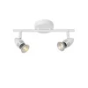 Lucide CARO-LED - Plafondspot - LED - GU10 - 2x5W 2700K - Wit Hot