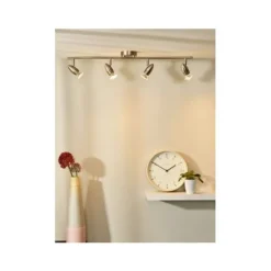 Lucide CARO-LED - Plafondspot - LED - GU10 - 4x5W 2700K - Mat chroom Best