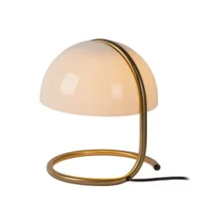 Lucide CATO Tafellamp-Wit-Ø23,5-1xE27-40W-Glas Best