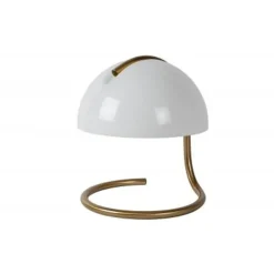 Lucide CATO Tafellamp-Wit-Ø23,5-1xE27-40W-Glas Best