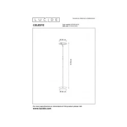 Lucide CELESTE Vloerlamp-Wit-Ø28-LED Dimb.-21W-2700K Best