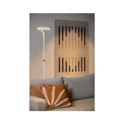 Lucide CELESTE Vloerlamp-Wit-Ø28-LED Dimb.-21W-2700K Best