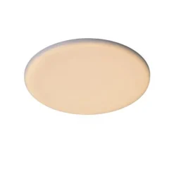 Lucide CERES-LED - Plafonnière Badkamer - Ø 21,5 cm - LED Dimb. - 1x30W 3000K - IP44 - Zwart Best