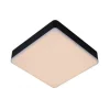 Lucide CERES-LED - Plafonnière Badkamer - LED Dimb. - 1x30W 3000K - IP44 - Zwart Online