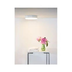 Lucide CERES-LED - Plafonnière Badkamer - Ø 21,5 cm - LED Dimb. - 1x30W 3000K - IP44 - Wit Discount