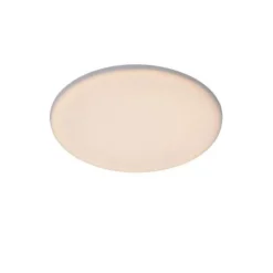 Lucide CERES-LED - Plafonnière Badkamer - Ø 21,5 cm - LED Dimb. - 1x30W 3000K - IP44 - Wit Discount