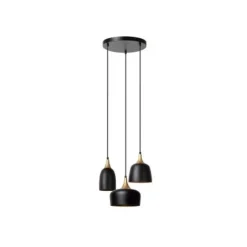 Lucide CHAYANNE Hanglamp-Zwart-3xE14-40W-Alumin. Online