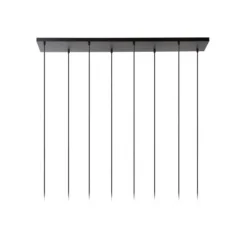 Lucide CHAYANNE Hanglamp-Zwart-8xE14-40W-Alumin. Outlet