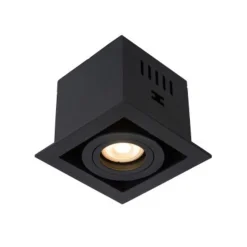 Lucide CHIMNEY - Inbouwspot - 1xGU10 - Zwart Best