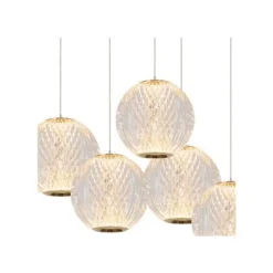 Lucide CINTRA Hanglamp-Transp.-Ø32-LED Dimb.-4,7W-2700K