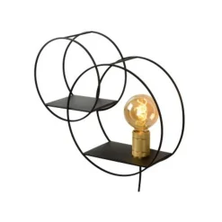 Lucide CIRCLE - Wandlamp - 1xE27 - Zwart Sale