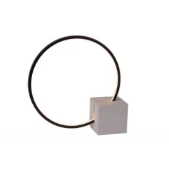 Lucide CIRKELIS Tafellamp-Zwart-LED Dimb.-6W-Alumin. Outlet