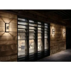 Lucide CLAIRE - Wandlamp Buiten - 2xE27 - IP54 - Antraciet Clearance