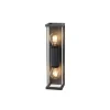 Lucide CLAIRE MINI - Wandlamp Buiten - 2xE27 - IP54 - Antraciet Outlet
