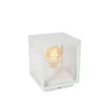 Lucide CLAIRE Sokkellamp Buiten-Wit-1xE27-15W-IP54-Glas New
