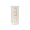 Lucide CLAIRE Wandlamp Buiten-Wit-2xE27-15W-IP54-Glas New