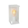 Lucide CLAIRE Wandlamp Buiten-Wit-1xE27-15W-IP54-Glas Hot