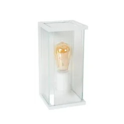Lucide CLAIRE Wandlamp Buiten-Wit-1xE27-15W-IP54-Glas Sale