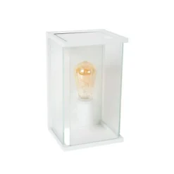 Lucide CLAIRE Wandlamp Buiten-Wit-1xE27-15W-IP54-Glas Outlet