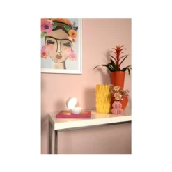 Lucide CLIPPER Tafellamp-Wit-Ø12-LED-2,2W-2700K-Alumin. Discount