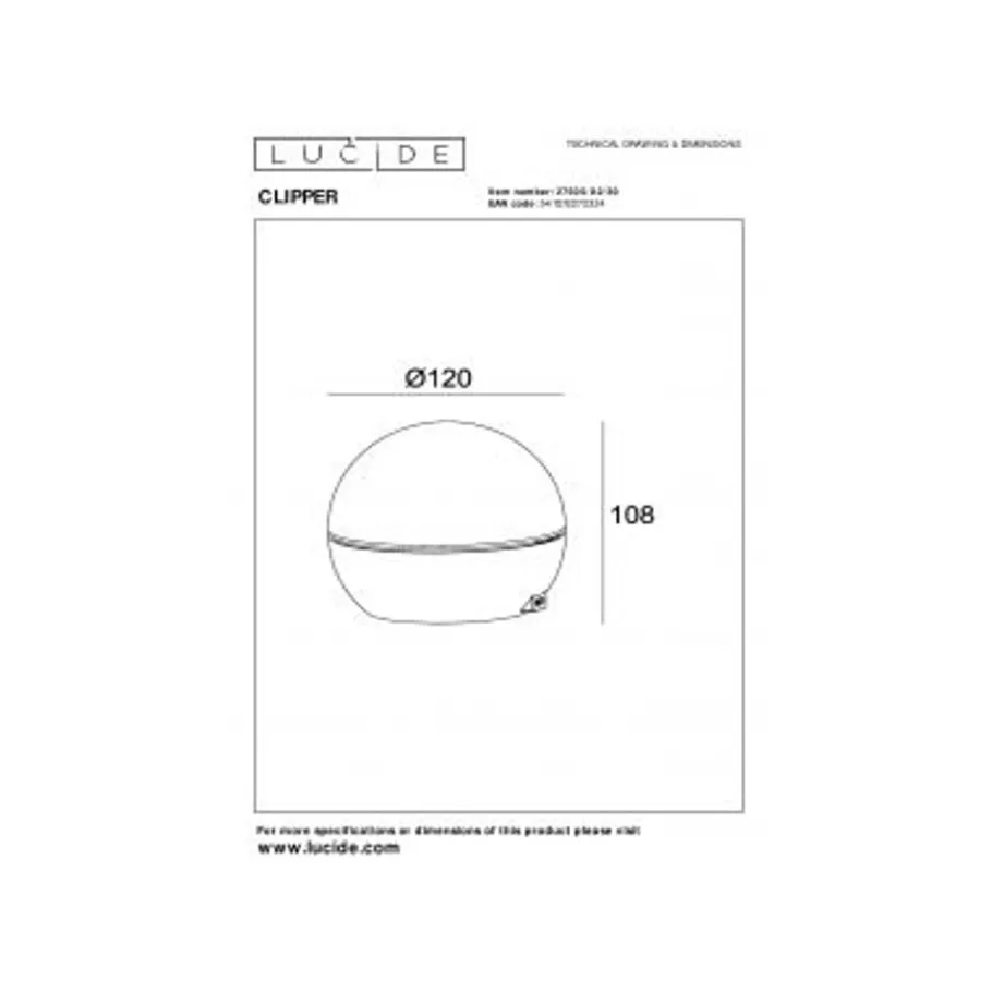 Lucide CLIPPER Tafellamp-Zwart-Ø12-LED-2,2W-2700K-Alumin.