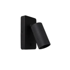 Lucide CLUBS Bedlamp-Zwart-1xGU10-40W-Alumin. Discount