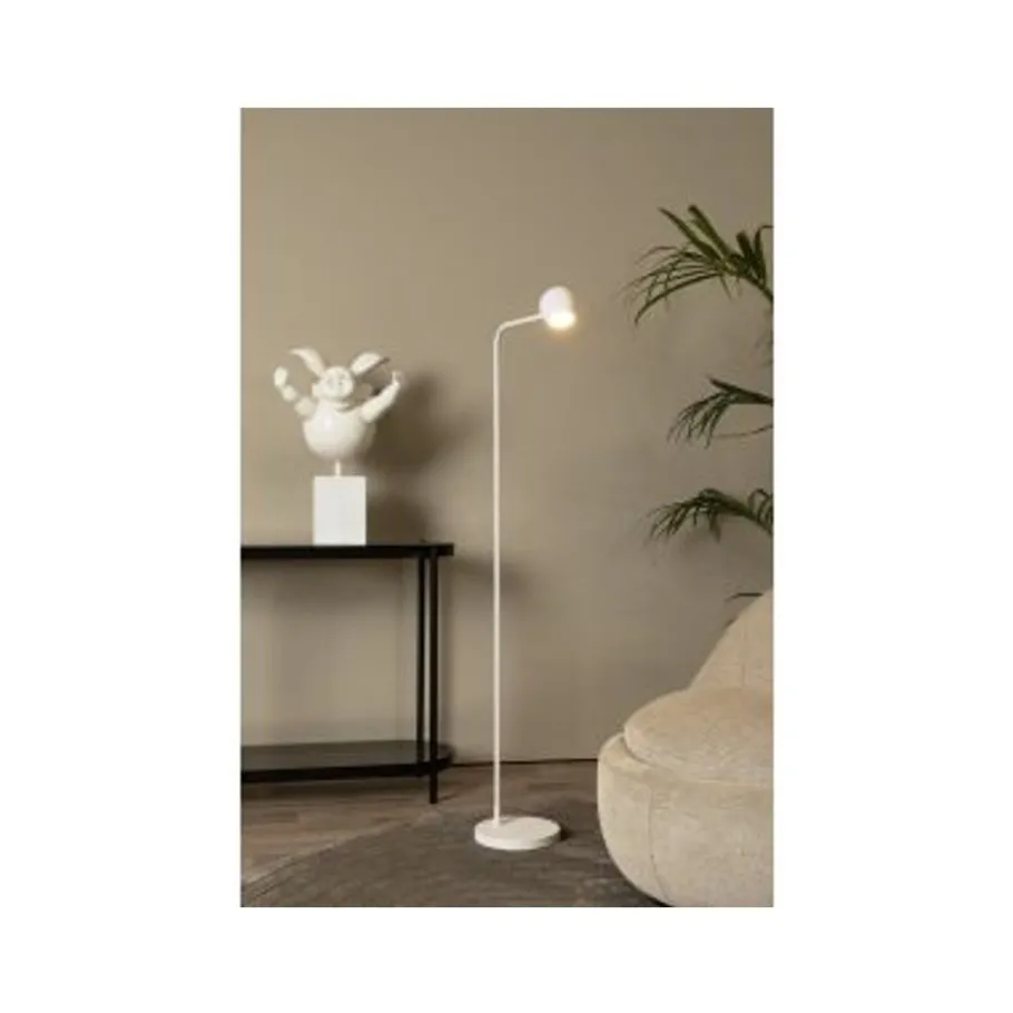 Lucide COMET Vloerlamp-Wit-LED Dimb.-3W-2700K-3 StepDim Hot