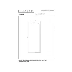 Lucide COMET Vloerlamp-Zwart-LED Dimb.-3W-2700K-3 StepDim Online