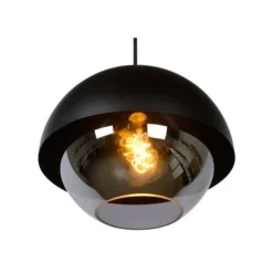 Lucide COOPER - Hanglamp - Ø 30 cm - 1xE27 - Zwart Hot