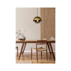 Lucide COOPER - Hanglamp - Ø 30 cm - 1xE27 - Mat Goud / Messing Best