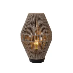 Lucide CORDULLE Tafellamp-Grijs-1xE27-40W-Papier Best