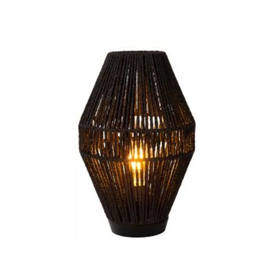 Lucide CORDULLE Tafellamp-Zwart-1xE27-40W-Papier Hot